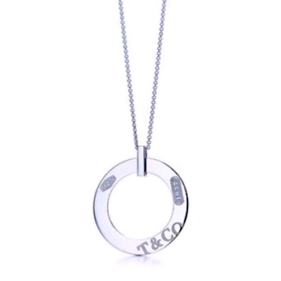 Tiffany and Co circle pendant, authentic